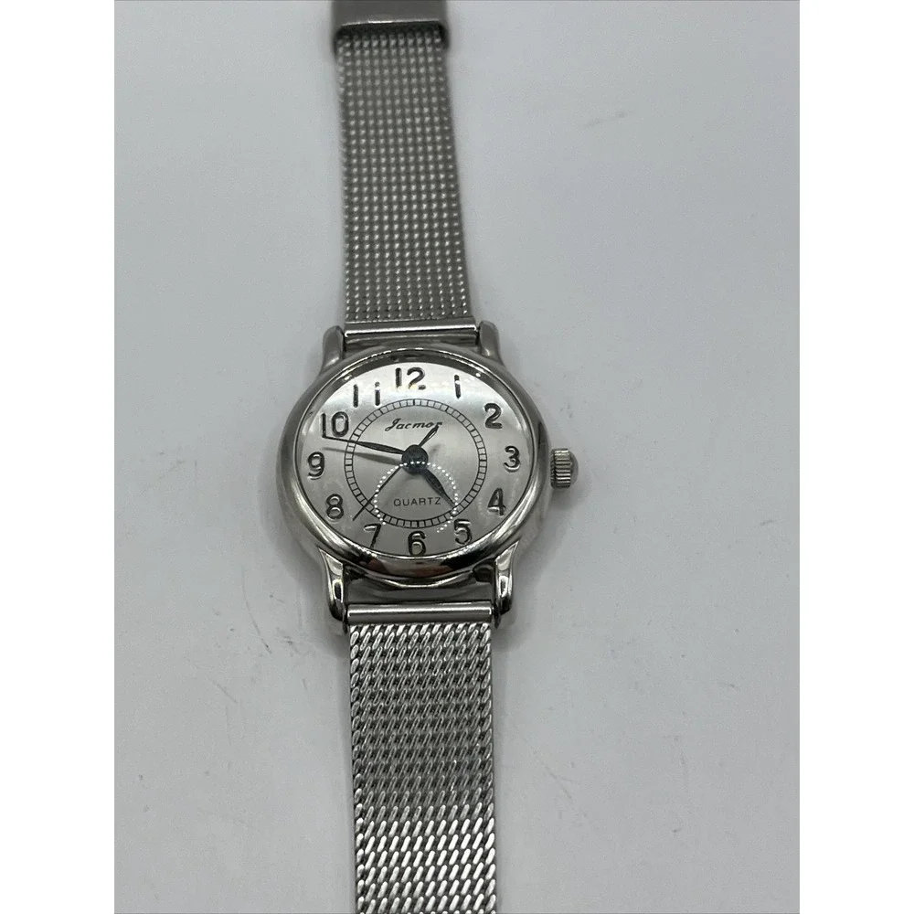 Jacmor Women's Quartz Watch Mesh Metal Band- New Battery - Picture 5 of 8